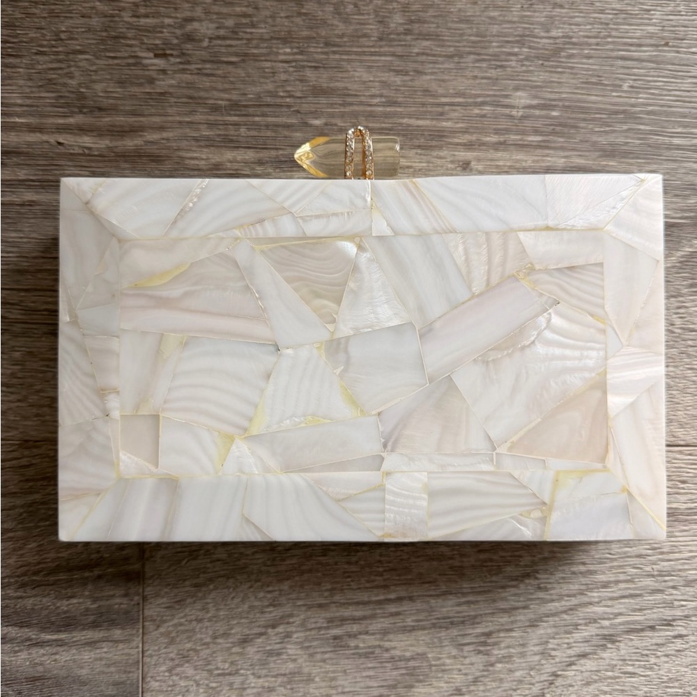Mother of Pearl inlay clutch / evening bag